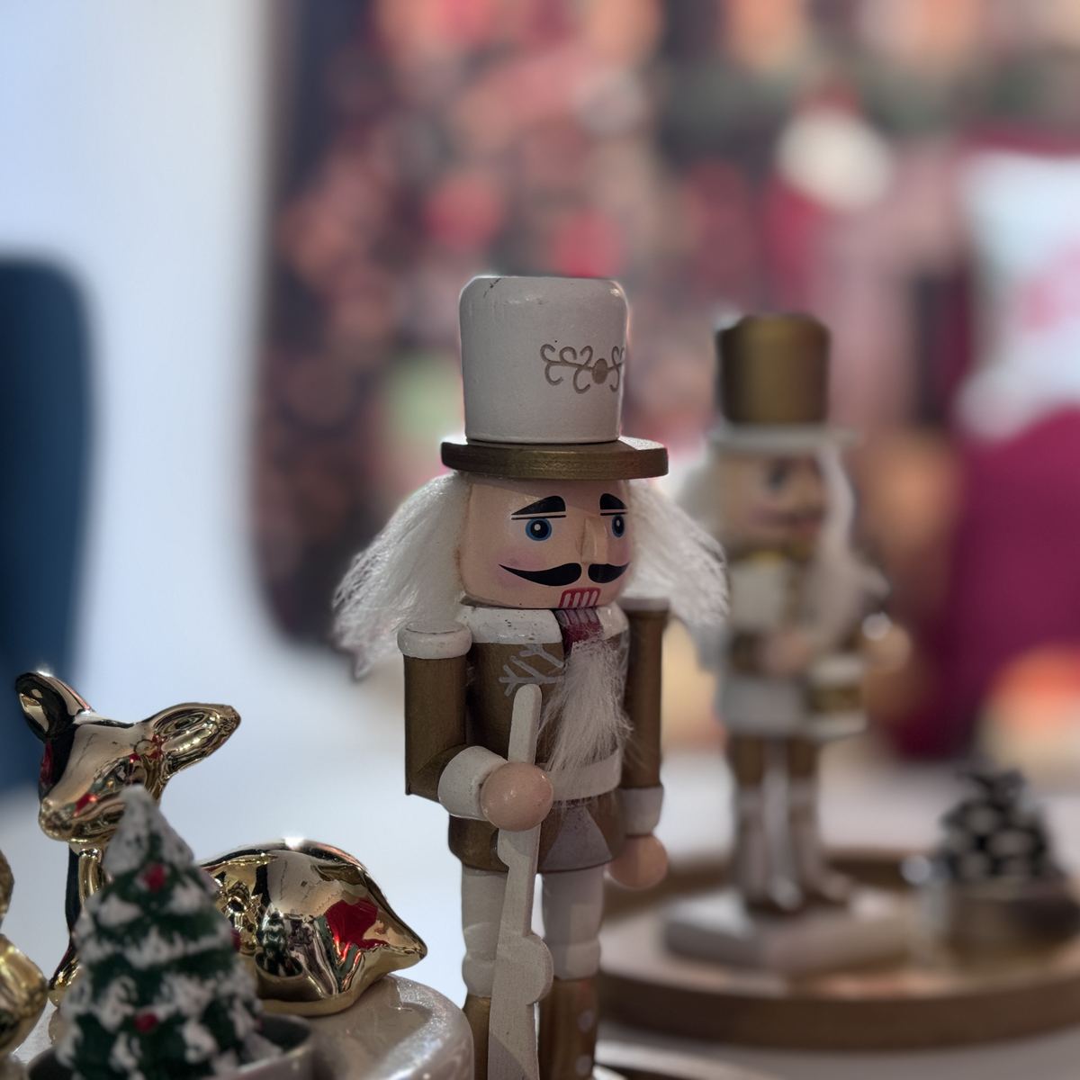 Cascanueces de la decoración del set navideño